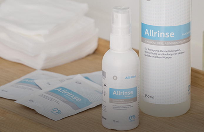 Allrinse® Mehr als die Lösung zur effektiven Wundreinigung